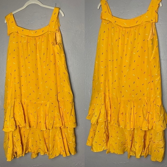 Oscar de la Renta Dresses & Skirts - Oscar de la renta vintage yellow confetti  dress